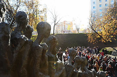 Митинг памяти жертв холокоста в Минске