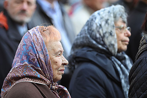 Митинг памяти жертв холокоста в Минске