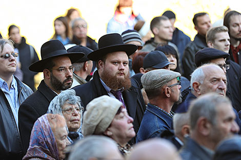 Митинг памяти жертв холокоста в Минске