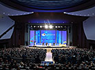 1st Forum of Regions of Belarus and Ukraine: the plenary session featuring presidents Alexander Lukashenko and Petro Poroshenko