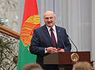 The meeting of Belarus President Alexander Lukashenko with activists of the BRSM Youth Union