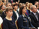 The meeting of Alexander Lukashenko with activists of the BRSM Youth Union in the Palace of Independence