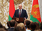 The meeting of Alexander Lukashenko with activists of the BRSM Youth Union in the Palace of Independence