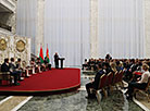 The meeting of Alexander Lukashenko with activists of the BRSM Youth Union in the Palace of Independence