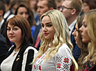 Lukashenko meets with BRSM Youth Union core group in the Palace of Independence
