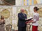 Lukashenko meets with BRSM Youth Union core group in the Palace of Independence