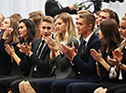 Lukashenko meets with BRSM Youth Union core group in the Palace of Independence