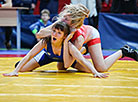 Belarus' Alesya Berezko and Klaudia Podgorzak of Poland