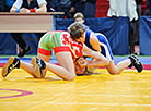 Belarus' Alesya Berezko and Klaudia Podgorzak of Poland