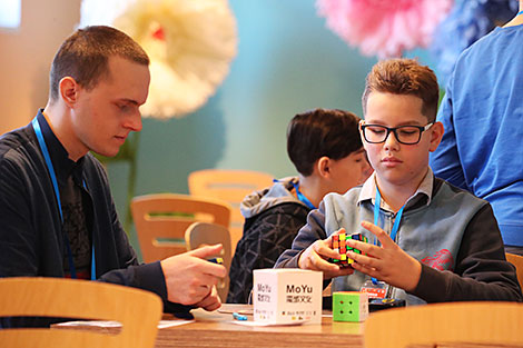 Speed cubing championship in Minsk