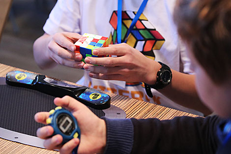 Speed cubing championship in Minsk