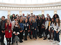 Reception at the highest level: Participants of the Junior Eurovision 2018 visit the Palace of Independence and meet with the Belarusian president