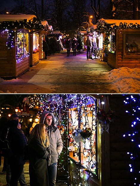 Christmas fair in Brest