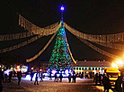 New Year illumination in Grodno