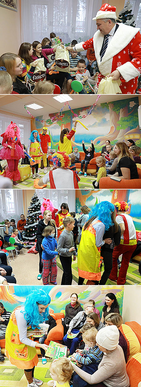 New Year celebration in Mogilev Oblast Children’s Hospital