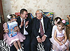 First Deputy Prime Minister of Belarus Alexander Turchin visits a family-type children’s home in Logoisk
