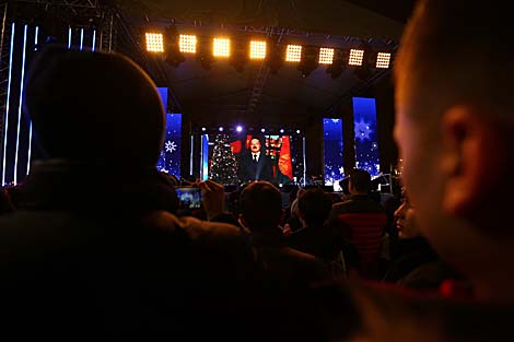 New Year’s night in Belarus