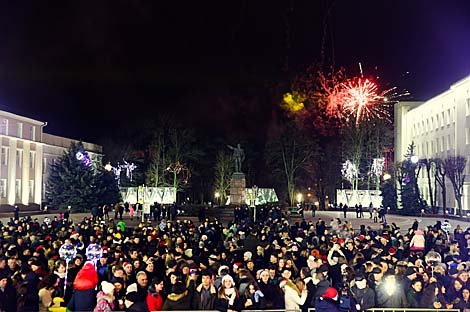 New Year open-air celebrations in Brest 