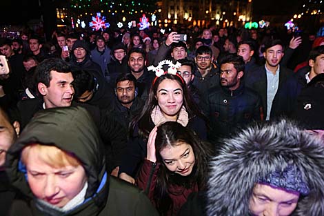 New Year's night in Grodno
