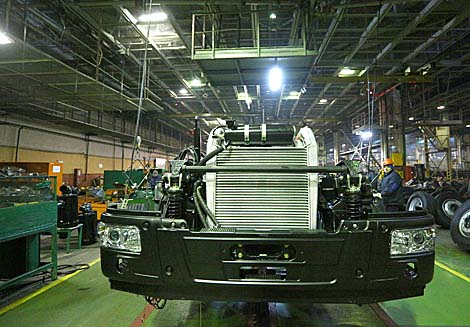 Made in Belarus: Up to 40 vehicles roll off MAZ's central assembly line per shift