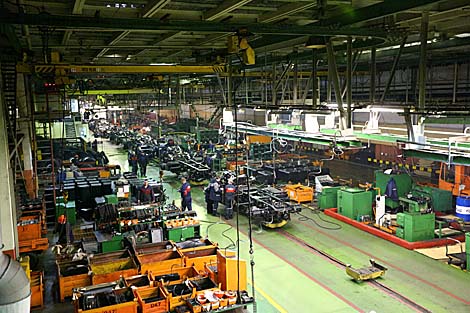 Made in Belarus: Up to 40 vehicles roll off MAZ's central assembly line per shift