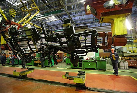 Made in Belarus: Up to 40 vehicles roll off MAZ's central assembly line per shift