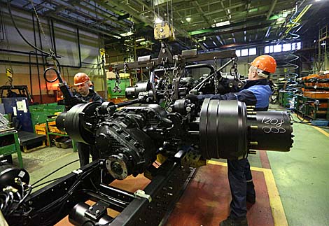 Made in Belarus: Up to 40 vehicles roll off MAZ's central assembly line per shift