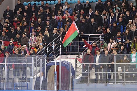 Opening ceremony of Christmas Amateur Ice Hockey Tournament and national junior ice hockey competition Golden Puck