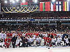 Belarus President Team beat IIHF Team 13:7