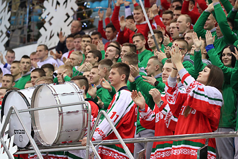 The final match of the 15th Christmas Amateur Ice Hockey Tournament: Belarus vs Russia