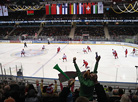 The final match of the 15th Christmas Amateur Ice Hockey Tournament: Belarus vs Russia