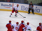 The final match of the 15th Christmas Amateur Ice Hockey Tournament: Belarus vs Russia