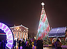 Pixel Christmas Tree in Gomel