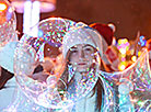 Parade of Fathers Frost and Snow Maidens in Minsk