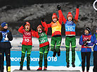 Belarus wins the Women's 4x6km Relay at the 2018 Olympics