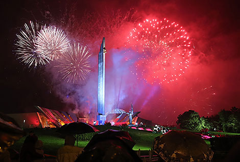 Independence Day fireworks in Minsk