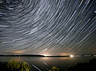 The Perseid meteor shower in August