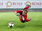 A football match between the national youth teams of Croatia and Belarus