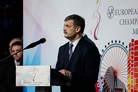 Belarus’ Sports and Tourism Minister Sergei Kovalchuk