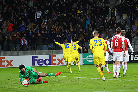 Bright game at the Borisov Arena: BATE vs. Arsenal 