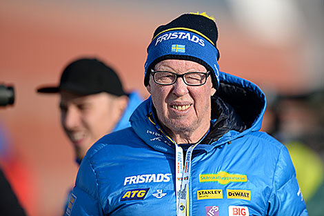 Wolfgang Pichler, the coach of the Swedish biathlon team