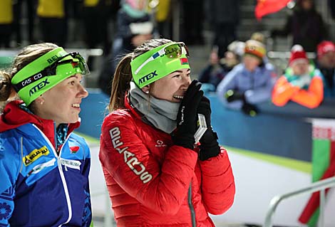 Dzinara Alimbekova and Anna Sola