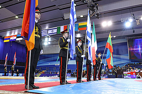 Opening ceremony of the 2019 Belarus Open Sambo Championship