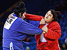 The final fight in women’s over 80kg weight category 