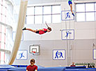 Belarusian trampolinists train in Staiki sports center