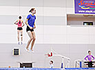 Belarusian trampolinists train in Staiki sports center