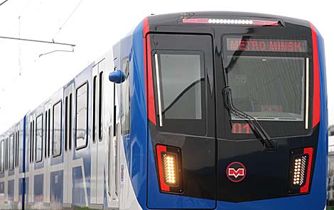 Поезд Stadler для Минского метрополитена