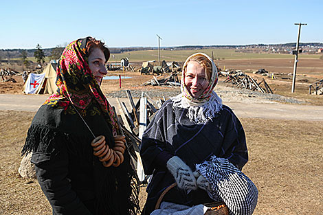 WWI battle reenactment at Stalin Line