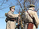 WWI battle reenactment at Stalin Line