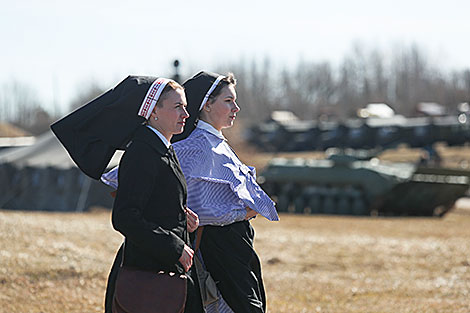 WWI battle reenactment at Stalin Line